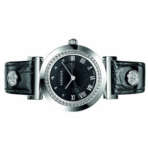 Versace Damen Uhr Armbanduhr Vanity P5Q99D009S009 Leder