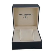 Laden Sie das Bild in den Galerie-Viewer, PAUL HEWITT Herren Uhr Analog Quarz Breakwater Navy Sunray PH-BW-S-NS-56M Leder