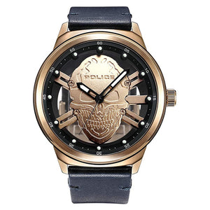 Police Herren Uhr Armbanduhr Leder Analog PREDATOR PL.14685JSR/67