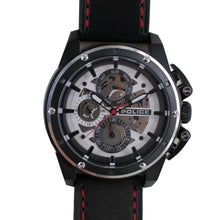 Laden Sie das Bild in den Galerie-Viewer, Police Herren Uhr Armbanduhr Leder Analog Splinter PL14688JSBS.04