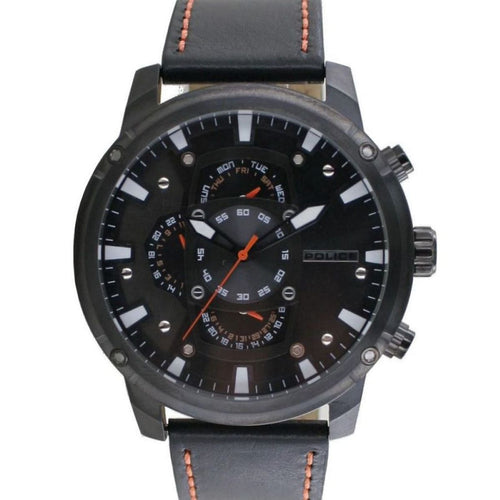 Police Herren Uhr Armbanduhr Leder Analog Power Play PL14831JSU.02