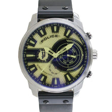 Laden Sie das Bild in den Galerie-Viewer, Police Herren Uhr Armbanduhr Leder Analog Leicester PL15217JS.04