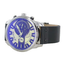 Laden Sie das Bild in den Galerie-Viewer, Police Herren Uhr Armbanduhr Leder Analog Leicester PL15217JS.04
