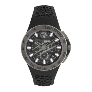 Plein Sport Herren Uhr Analog Quarz THUNDERSTORM CHRONO PSABA0123 Silikon