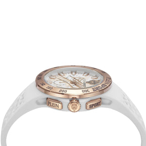 Plein Sport Herren Uhr Analog Quarz THUNDERSTORM CHRONO PSABA0723 Silikon