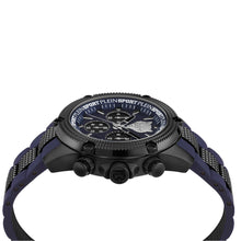 Laden Sie das Bild in den Galerie-Viewer, Plein Sport Herren Uhr Analog Quarz HURRICANE CHRONO PSDBA0123 Silikon