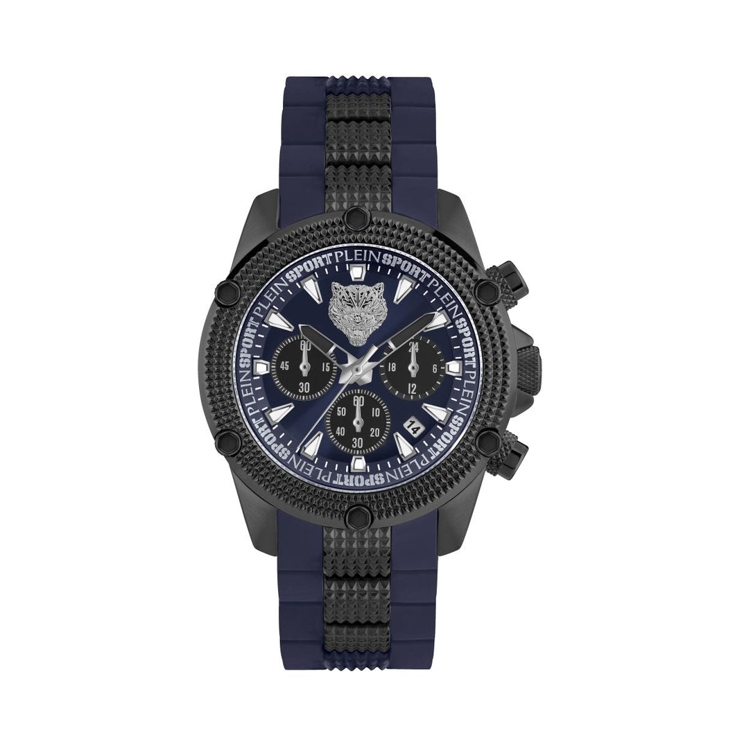 Plein Sport Herren Uhr Analog Quarz HURRICANE CHRONO PSDBA0123 Silikon