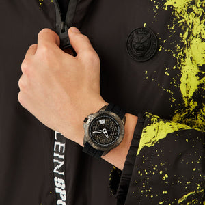 Plein Sport Herren Uhr Analog Quarz TOUCHDOWN PSFBA0823 Silikon