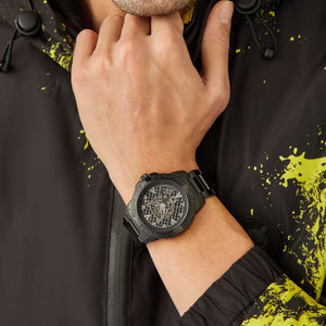 Plein Sport Herren Uhr Analog Quarz TOUCHDOWN PSFBA1323 Edelstahl