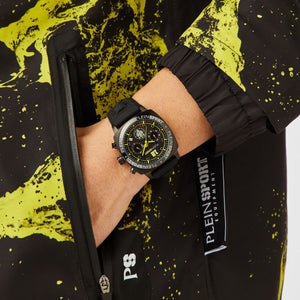 Plein Sport Herren Uhr Analog Quarz WILDCAT CHRONO PSGBA1523 Edelstahl
