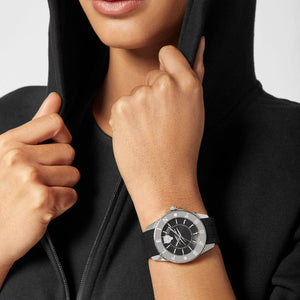Plein Sport Damen Uhr Analog Quarz GLAM PSKBA0123 Silikon