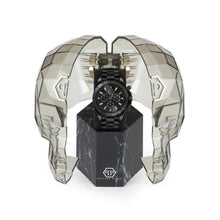 Laden Sie das Bild in den Galerie-Viewer, Philipp Plein Herren Uhr Chrono Quarz NOBILE WONDER black s PWCAA0421 Edelstahl