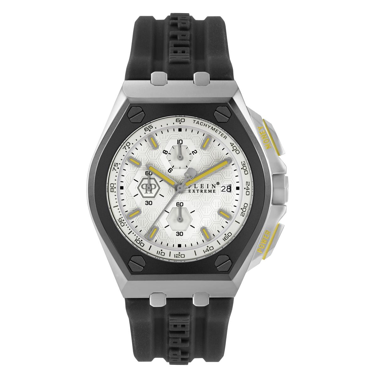 Philipp Plein Herren Uhr Chrono Quarz PLEIN EXTREME bicolor 