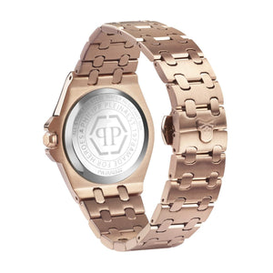 Philipp Plein Damen Uhr Analog Quarz PLEIN EXTREME LADY rose PWJAA0522 Edelstahl