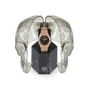 Philipp Plein Damen Uhr Analog Quarz PLEIN EXTREME LADY rose PWJAA0522 Edelstahl