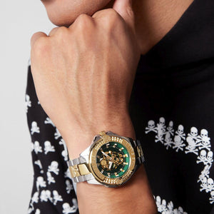 Philipp Plein Unisex Uhr Analog Quarz THE $KULL GENDERLESS PWNAA0622 Edelstahl