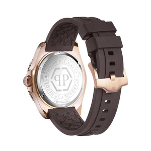 Philipp Plein Herren Uhr Analog Quarz THE $KULL DIVER PWOAA0322 Silikon