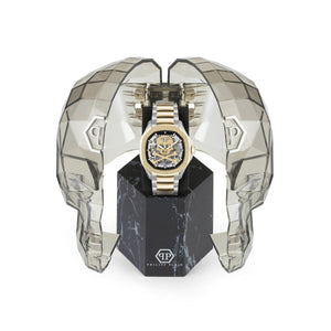 Philipp Plein Herren Uhr Automatik $KELETON $PECTRE PWRAA0323 Edelstahl