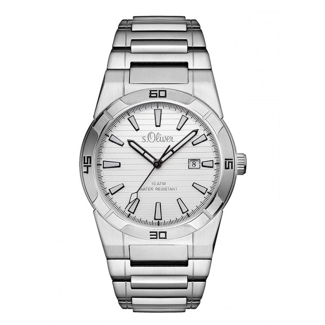 s.Oliver Herren Uhr Armbanduhr SO-3095-MQ
