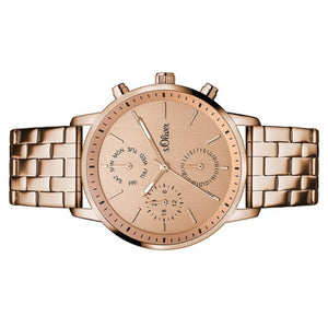 s.Oliver Damen Uhr Armbanduhr Edelstahl SO-3188-MM