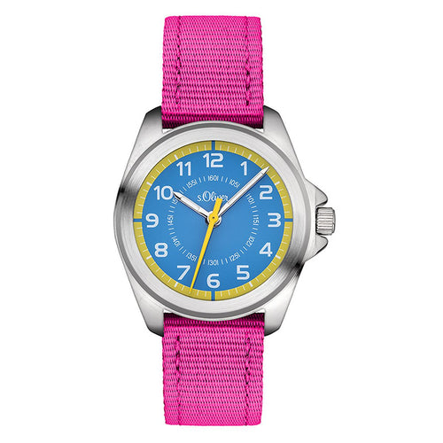 s.Oliver Uhr Kinder-Armbanduhr Kids SO-3227-LQ