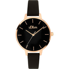 Laden Sie das Bild in den Galerie-Viewer, s.Oliver Damen Uhr Armbanduhr Leder SO-3660-LQ