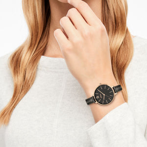 s.Oliver Damen Uhr Armbanduhr Leder SO-4196-LQ