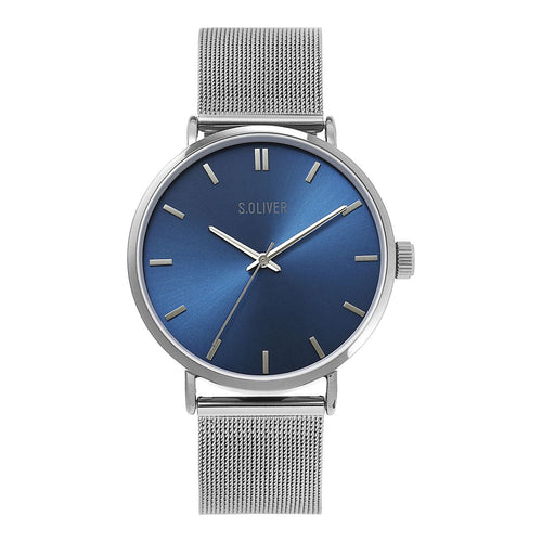 s.Oliver Herren Uhr Armbanduhr Edelstahl SO-4221-MQ