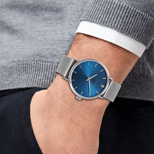 s.Oliver Herren Uhr Armbanduhr Edelstahl SO-4221-MQ