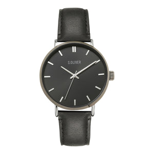 s.Oliver Herren Uhr Armbanduhr Leder SO-4229-LQ