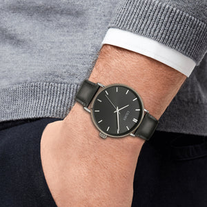 s.Oliver Herren Uhr Armbanduhr Leder SO-4229-LQ