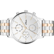 Laden Sie das Bild in den Galerie-Viewer, s.Oliver Damen Uhr Armbanduhr Edelstahl SO-4323-MM