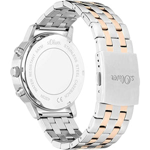 s.Oliver Damen Uhr Armbanduhr Edelstahl SO-4323-MM