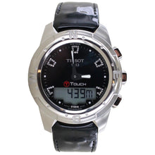 Laden Sie das Bild in den Galerie-Viewer, Tissot Damen Analog-Digital Quarz Uhr Armbanduhr Leder T-Touch T047.220.46.126.00