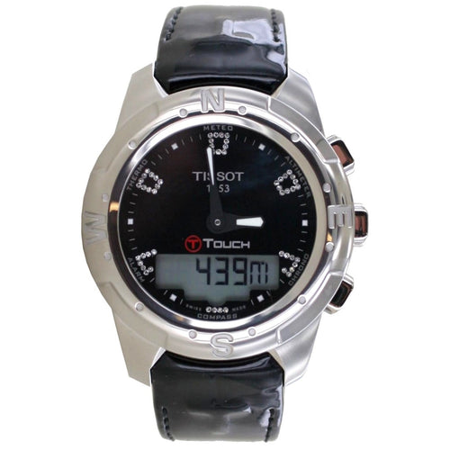Tissot Damen Analog-Digital Quarz Uhr Armbanduhr Leder T-Touch T047.220.46.126.00