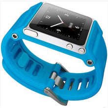 Laden Sie das Bild in den Galerie-Viewer, TikTok Multi-Touch Armband Sportarmband TTBLU-008 Silikon blau