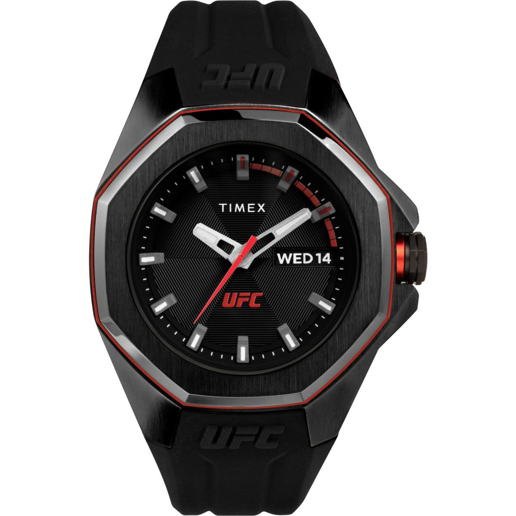 Timex Herren Uhr Armbanduhr Analog Silikon TW2V57300 UFC Pro