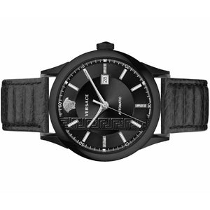 Versace Herren Uhr Armbanduhr Automatik Leder Aiakos V18030017