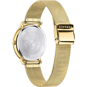 Versace Damen Uhr Armbanduhr V-Circle VBP060017 Edelstahl