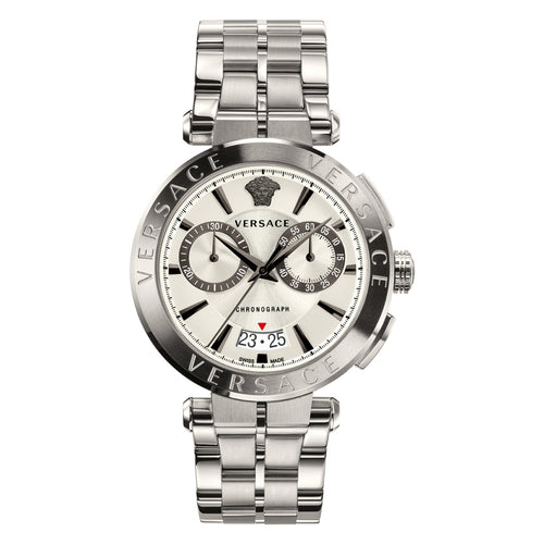 Versace Herren Uhr Armbanduhr Chronograph AION VE1D00319 Edelstahl