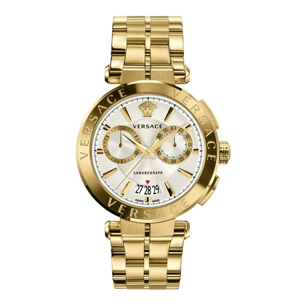 Versace Herren Uhr Armbanduhr Chronograph AION VE1D00419 Edelstahl