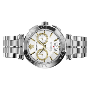 Versace Herren Uhr Armbanduhr Chronograph AION VE1D00919 Edelstahl