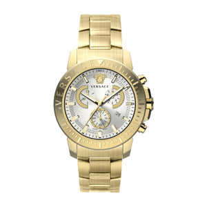 Versace Herren Uhr Armbanduhr Chronograph New Chrono VE2E00521 Edelstahl