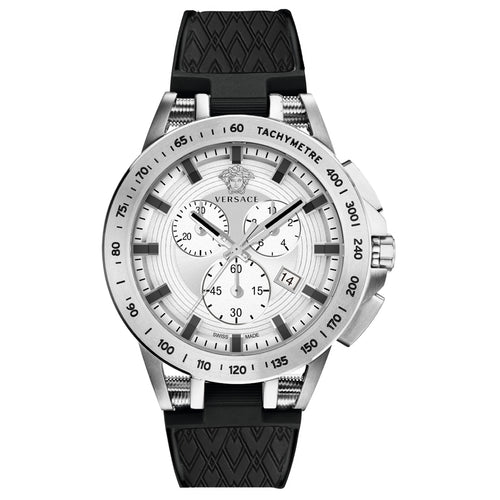 Versace Herren Uhr Armbanduhr Chronograph SPORT TECH VE3E00121 Silikon