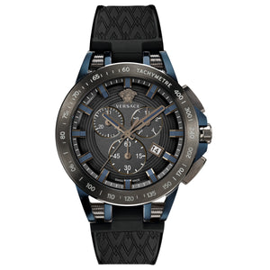 Versace Herren Uhr Armbanduhr Chronograph SPORT TECH VE3E00221 Silikon