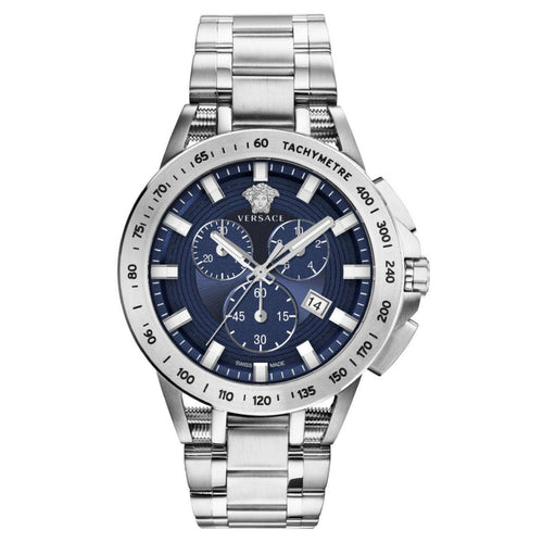 Versace Herren Uhr Armbanduhr Chronograph NEW SPORT TECH VE3E00521 Edelstahl