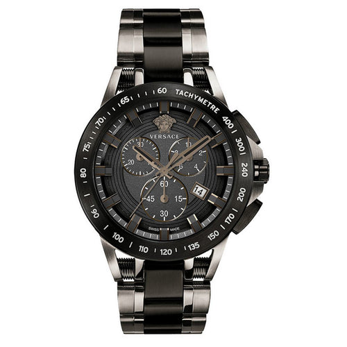 Versace Herren Uhr Armbanduhr Chronograph NEW SPORT TECH VE3E00921 Edelstahl