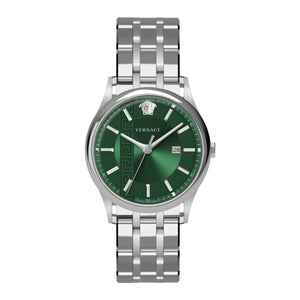 Versace Herren Uhr Armbanduhr Edelstahl Aiakos VE4A00620