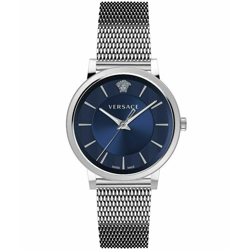 Versace Herren Uhr Armbanduhr Edelstahl V-Circle VE5A00520