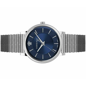 Versace Herren Uhr Armbanduhr Edelstahl V-Circle VE5A00520
